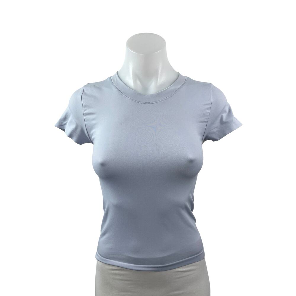 Aritzia Sunday Best Sinch Seamless Women's Short Sleeve Crop Tee T-shirt Top S